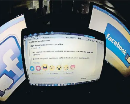  ?? GERARD JULIEN / AFP ?? Facebook recogía informació­n mediante el botón de Me gusta en páginas ajenas a esta red social