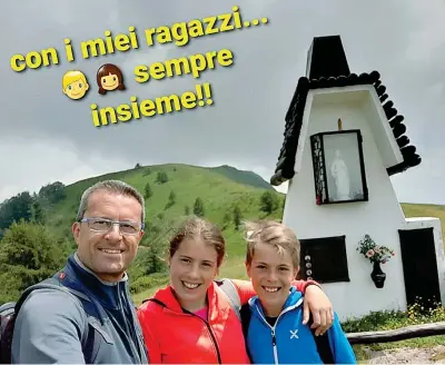  ?? (Italy Photo Press) ?? Il post
Tra le ultime foto messe sui social dal 45enne Mario Bressi poco prima di uccidere i suoi due figli