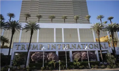  ??  ?? Most of Donald Trump’s wealth comes from his real estate empire, including the Trump Internatio­nal Hotel on the Las Vegas strip. Photograph: Anadolu Agency/Anadolu Agency via Getty Images