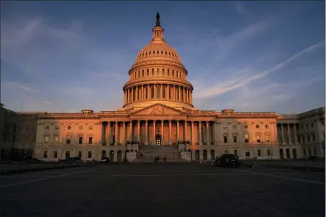  ?? J. SCOTT APPLEWHITE — THE ASSOCIATED PRESS FILE ?? In this file photo, the West Front of the U.S. Capitol in Washington.