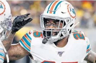  ?? DON WRIGHT/AP ?? Dolphins cornerback Xavien Howard practiced on Friday for the first time since retuning from injury.