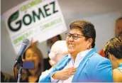  ?? HOWARD LIPIN U-T ?? San Diego City Council President Georgette Gómez has been endorsed by Rep. Alexandra Ocasio-cortez.