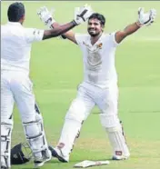  ?? GETTY IMAGES ?? ■ Kusal Perera in a victory pose after his 153* and record 78-run last-wicket stand with Vishwa Fernando in Durban.