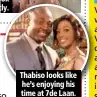  ??  ?? thabiso looks like he’s enjoying his time at 7de laan.