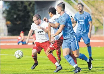  ?? FOTO: JOSEF KOPF ?? Nach dem Sieg gegen Leinfelden-Echterding­en ist der FC Wangen heiß auf den nächsten Erfolg.