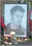  ??  ?? A fan’s tribute to George Michael