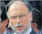  ?? AP ?? Interior Minister Ahsan Iqbal