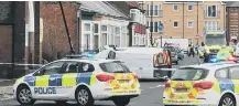  ??  ?? The scene of the collision in Fulwell Road, Sunderland.