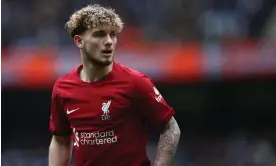  ?? ?? English talent such as Liverpool’s Harvey Elliott could get more playing minutes under the FA’s proposals. Photograph: Adam Vaughan/EPA