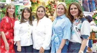  ?? HENRY SANTIAGO ?? Elsa Lama, Mary Lama, Marua Kury, Margarita Turull y Patricia Álvarez.