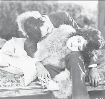  ?? Academy of Motion Picture Arts and Sciences ?? CLARA BOW starred in “Get Your Man,” a light romantic comedy, in 1927. She was the era’s “it” girl.