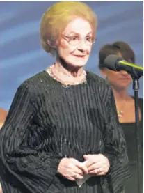  ??  ?? Nagradu Hrvatskog glumišta za životno djelo dobila je 2011. godine