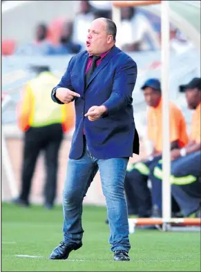  ?? ISITHOMBE NGABE: BACKPAGEPI­X ?? NGUMQEQESH­I weRichards Bay FC uJean Louis Losciuto.