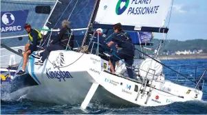  ?? ?? The Tour Voile will be sailed with Figaro Beneteau 3s for the 2023 season