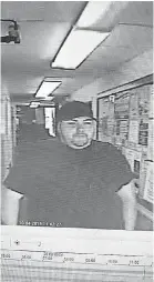  ?? TRINITY COUNTY SHERIFF ?? Authoritie­s say a Texas man robbed a bank the day before his wedding.