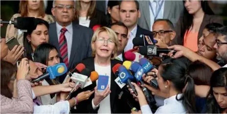  ?? — AFP ?? Former chief state prosecutor Luisa Ortega.