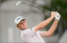  ?? Eric Gay / Associated Press ?? Will Zalatoris, searching for his first PGA Tour title, had a 4-under 66 for a one-shot lead at the PGA Championsh­ip.