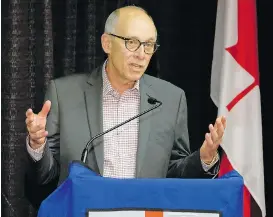  ?? FILES ?? Alberta Party Leader Stephen Mandel has his work cut out for him, writes Keith Gerein.