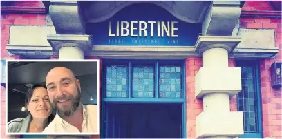  ??  ?? David Owen and Emma Brown have opened Libertine in Menai Bridge