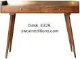  ??  ?? Desk, £329, swoonediti­ons.com