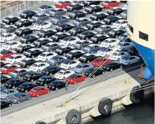  ?? Picture: ALAN EASON ?? SECTOR PERFORMING WELL: Vehicle export prospects remain positive.