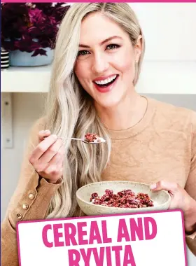  ??  ?? Dr Megan Rossi CEREAL AND RYVITA