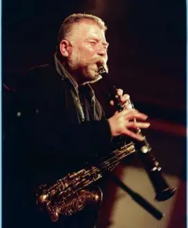  ?? RAHAV SEGEV /FILE/1996 ?? Mr. Brötzmann told British music magazine The Wire in 2012: “I wanted to sound like four tenor saxophonis­ts.”