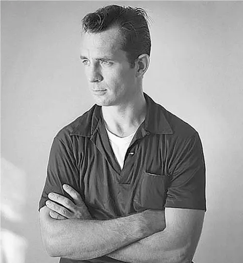  ?? TOM PALUMBO ?? Jack Kerouac, by photograph­er Tom Palumbo, circa 1956. Although born in the U.S., Kerouac lived in an area called Little Canada.