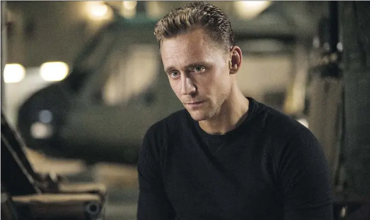  ?? CHUCK ZLOTNICK/WARNER BROS. ?? “I wanted him to be someone who starts off in a world-weary place,” Tom Hiddleston says of his character in the new movie Kong: Skull Island.