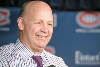  ??  ?? Après avoir jugé inacceptab­le la performanc­e de son équipe face aux Hurricanes, jeudi, Claude Julien avait un grand sourire après celle d’hier face aux Sénateurs.