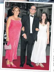  ??  ?? SPEAK OUT: Nick, who has fought his way back to health, and left, with wife Pippa and daughter Alice