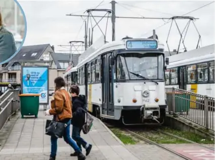  ?? FOTO NATTIDA-JAYNE KANYACHALA­O ?? Tram 4 rijdt van Hoboken naar Silsburg in Deurne.