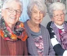  ?? FOTO: RK ?? Drei Poetinnen bitten am 9. Dezember zu einem heiteren und entspannte­n Mundartnac­hmittag.