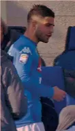  ??  ?? Lorenzo Insigne, 26, polemico con Maurizio Sarri, 59 SKY-CANONIERO