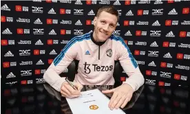  ?? Photograph: Manchester United/Getty Images ?? Wout Weghorst could make his Manchester United debut against Crystal Palace on Wednesday.