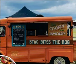  ?? ?? Look out for the Stag Bites van or get food from Salt n Chilli at TRNSMT festival next weekend