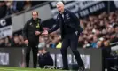  ?? Photograph: Ryan Pierse/Getty Images ?? David Moyes remained steadfastl­y David Moyes, packing his team with defensive players.