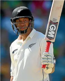  ??  ?? Ross Taylor anchored the New Zealand batting effort with his innings of 173 against Zimbabwe.