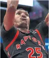  ?? SCOTT AUDETTE GETTY IMAGES ?? Chris Boucher ignited the Raptors’ fourth-quarter rally, including a trio of threes.