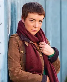  ??  ?? Law and order Sheridan Smith stars in the police drama series