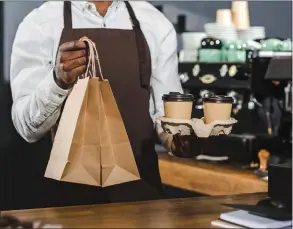  ??  ?? Recycling points are an issue for disposable coffee cups