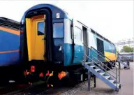  ?? BOTH: STEVE WIDDOWSON ?? Above: The reinstated compartmen­t from the outside. Right: An interior view of the restored compartmen­t.