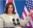  ?? Foto: John Raoux/AP/dpa ?? Vizepräsid­entin Kamala Harris gilt als großer Musikfan.