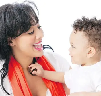  ?? GETTY IMAGES/ISTOCKPHOT­O ?? Parents shouldn’t feel silly using baby talk. Not only do babies prefer listening to “motherese,” but they also learn new words more easily using this type of communicat­ion.