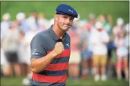  ?? Nick Wass / Associated Press ?? When Bryson DeChambeau arrives at Whistling Straits for the Ryder Cup, he will bring with him an epic amount of baggage. He is in the middle of a months-long feud with one of his teammates, Brooks Koepka.