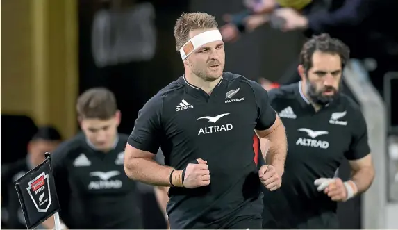  ?? GETTY IMAGES ?? Sam Cane’s days of leading out the All Blacks may be over with Sam Whitelock, right, set to assume the captaincy.