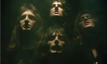  ??  ?? Queen’s Bohemian Rhapsody video. A Covid-19 parody version has clocked up 3.5m views online. Photograph: David Levene/Guardian Video