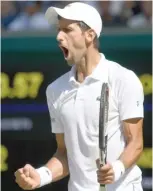  ?? AP ?? Novak Djokovic defeated Kevin Anderson on Sunday to win Wimbledon for the fourth time.