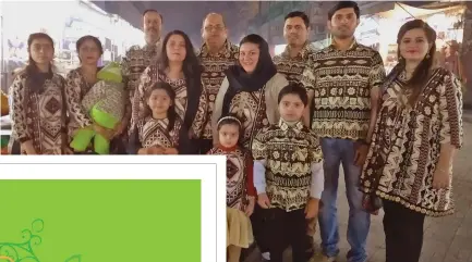  ?? ?? DR NADEEM FAROOQ AND HIS FAMILY ALL GEARED UP FOR EID CELEBRATIO­NS.