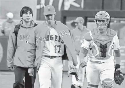  ??  ?? The Angels’ Shohei Ohtani gets a big test against the Astros on Tuesday in Houston.